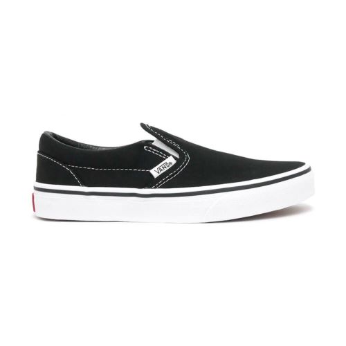 VANS SHOES バンズ シューズ スニーカー スリッポン（子供用） KID'S CLASSIC SLIP ON BLACK/WHITE（US企画） スケートボード スケボー 4