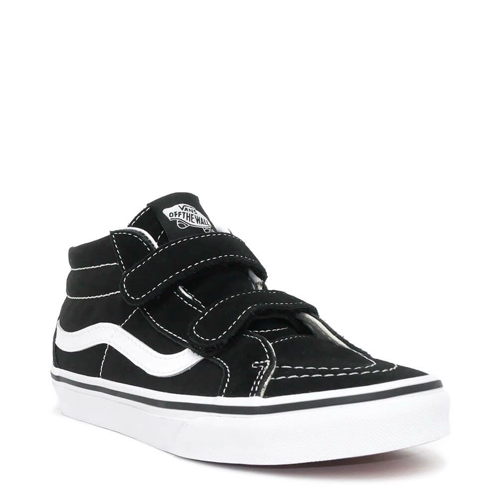 VANS SHOES バンズ シューズ スニーカー（子供用） KID'S SK8 MID REISSUE V BLACK/WHITE（US企画） スケートボード スケボー 1