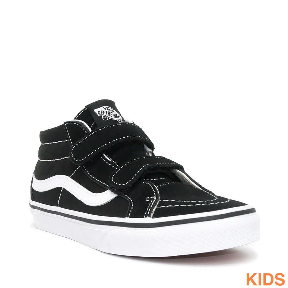 VANS SHOES バンズ シューズ スニーカー（子供用） KID'S SK8 MID REISSUE V BLACK/WHITE（US企画） スケートボード スケボー 1