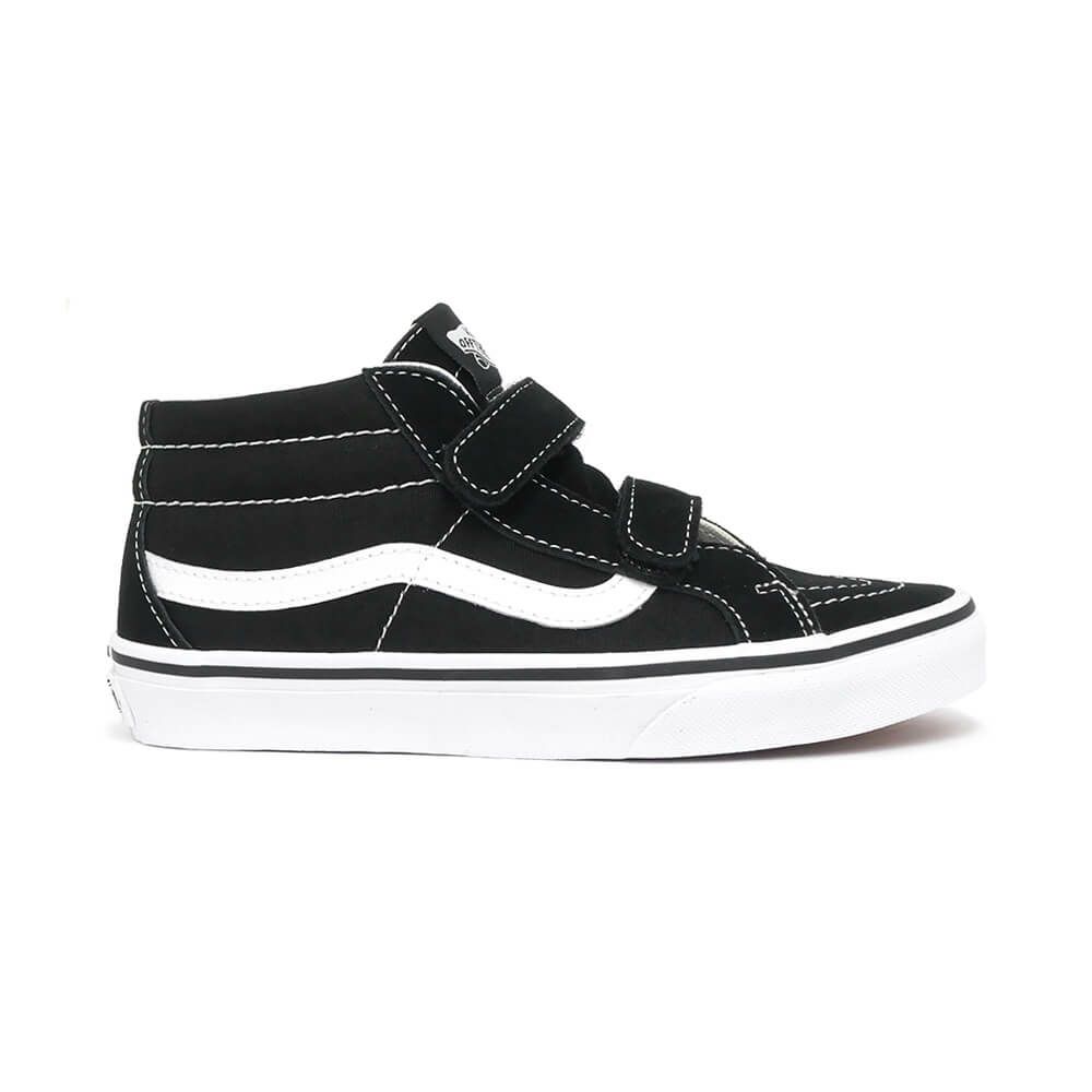 VANS SHOES バンズ シューズ スニーカー（子供用） KID'S SK8 MID REISSUE V BLACK/WHITE（US企画） スケートボード スケボー 4