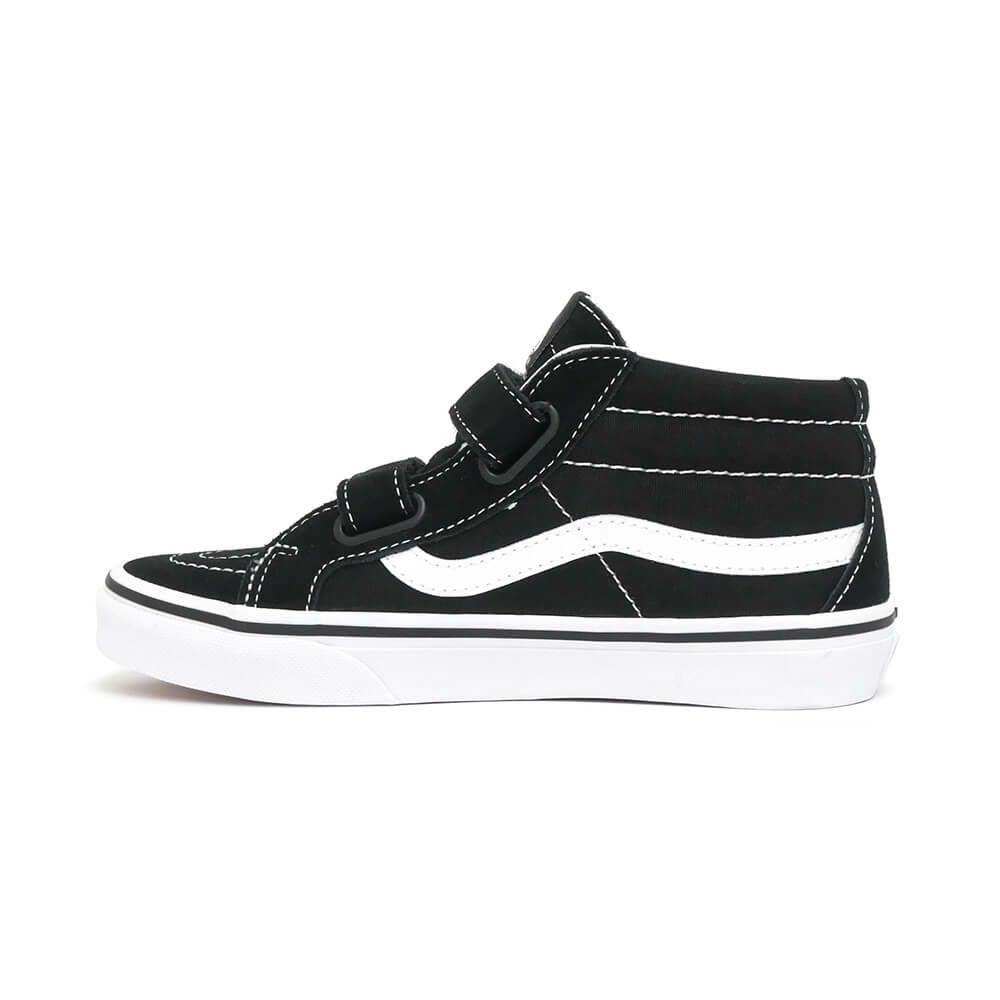 VANS SHOES バンズ シューズ スニーカー（子供用） KID'S SK8 MID REISSUE V BLACK/WHITE（US企画） スケートボード スケボー 5
