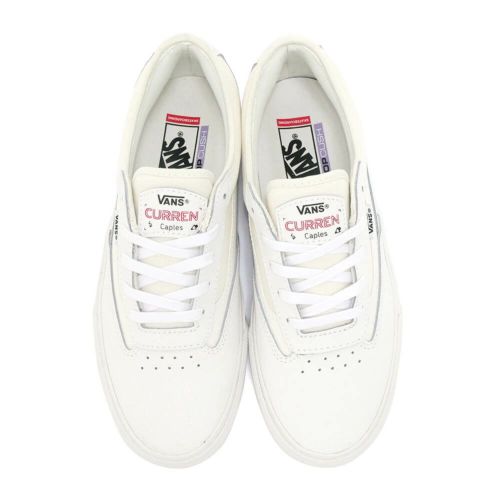VANS SHOES バンズ シューズ スニーカー SKATE CURREN CAPLES BLANC（US企画） スケートボード スケボー 2