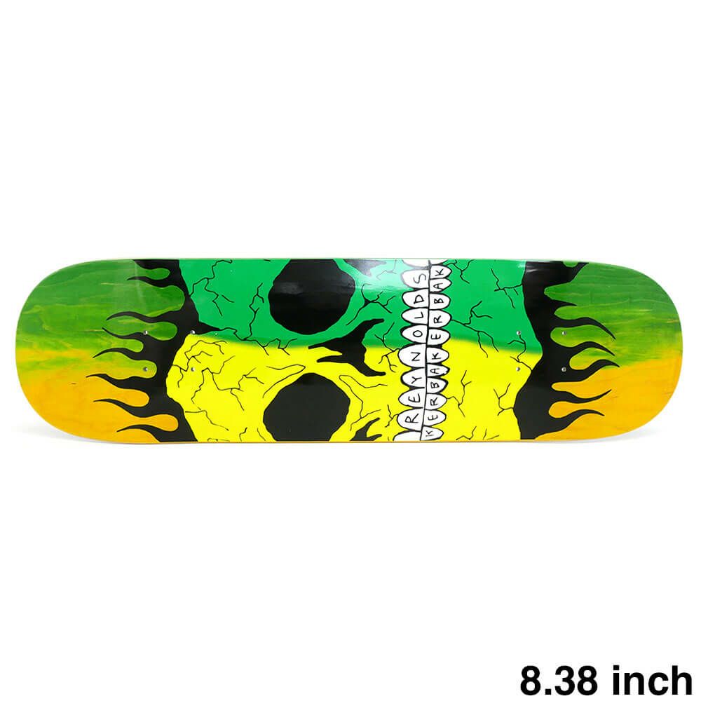 BAKER DECK ベイカー デッキ ANDREW REYNOLDS RASTA SKULL B2 8.38 スケートボード スケボー 1