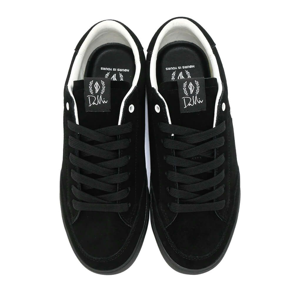 HOURS IS YOURS SHOES アワーズイズユアーズ シューズ スニーカー DMC PD DOLLIN BLACK/BLACK スケートボード スケボー 2