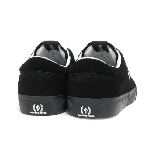 HOURS IS YOURS SHOES アワーズイズユアーズ シューズ スニーカー DMC PD DOLLIN BLACK/BLACK スケートボード スケボー 3