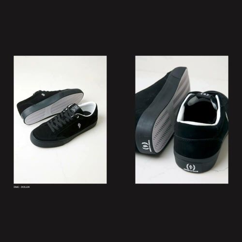HOURS IS YOURS SHOES アワーズイズユアーズ シューズ スニーカー DMC PD DOLLIN BLACK/BLACK スケートボード スケボー 8