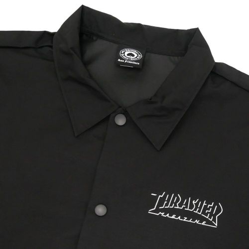  THRASHER JACKET スラッシャー ジャケット SHADOW MAG LOGO COACH BLACK スケートボード スケボー 2