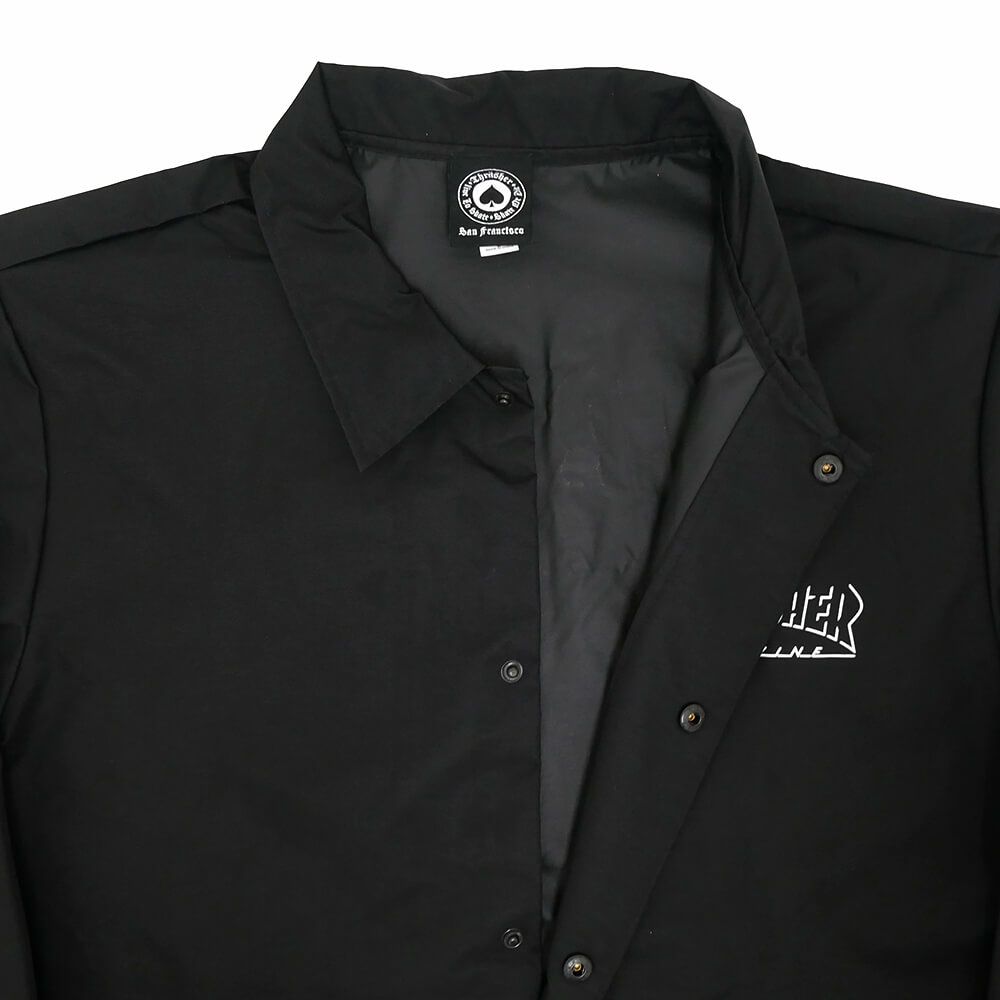  THRASHER JACKET スラッシャー ジャケット SHADOW MAG LOGO COACH BLACK スケートボード スケボー 3