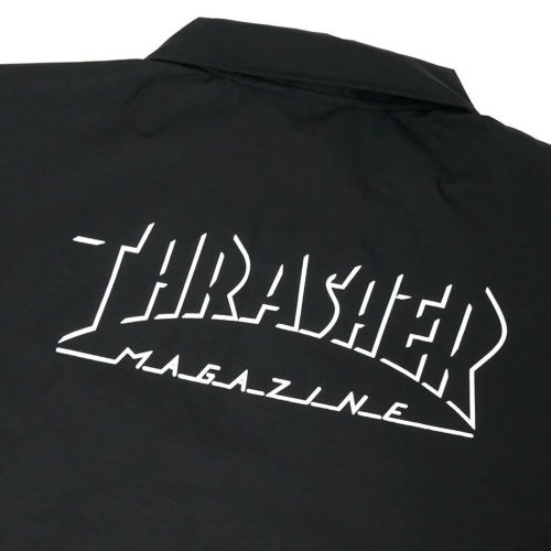  THRASHER JACKET スラッシャー ジャケット SHADOW MAG LOGO COACH BLACK スケートボード スケボー 5