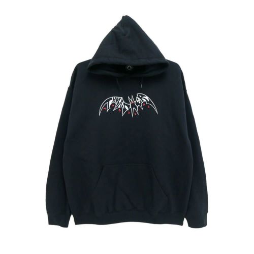  THRASHER HOOD スラッシャー パーカー SKY RAT BY NECKFACE BLACK（US企画） スケートボード スケボー 