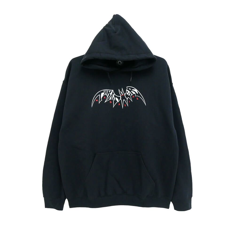  THRASHER HOOD スラッシャー パーカー SKY RAT BY NECKFACE BLACK（US企画） スケートボード スケボー 