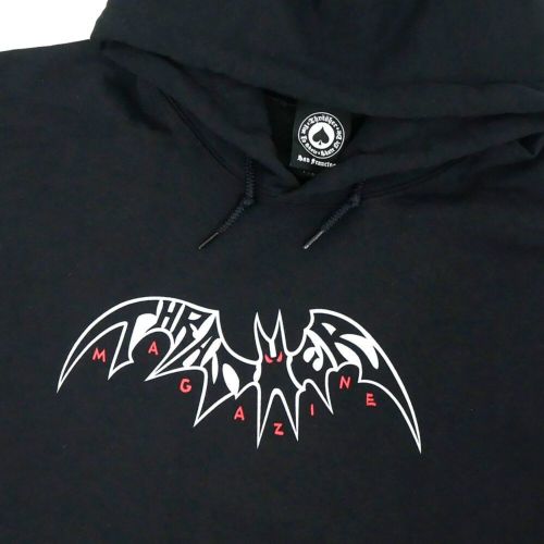  THRASHER HOOD スラッシャー パーカー SKY RAT BY NECKFACE BLACK（US企画） スケートボード スケボー 1