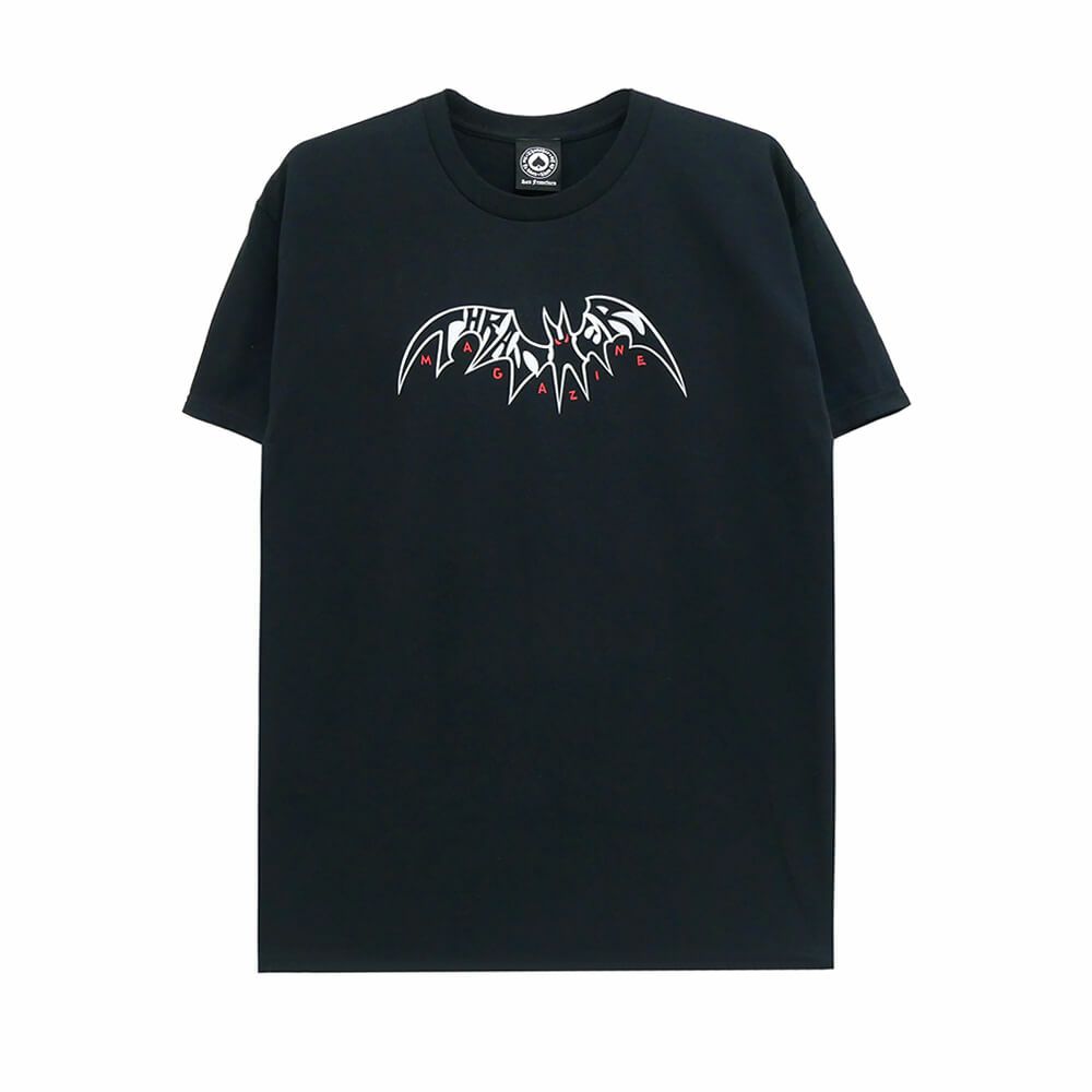 THRASHER T-SHIRT スラッシャー Tシャツ SKY RAT BY NECKFACE BLACK（US企画） スケートボード スケボー 