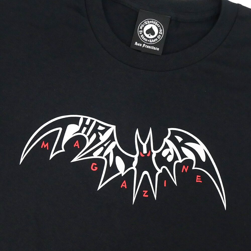 THRASHER T-SHIRT スラッシャー Tシャツ SKY RAT BY NECKFACE BLACK（US企画） スケートボード スケボー 1