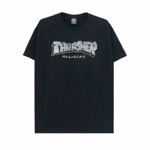 THRASHER T-SHIRT スラッシャー Tシャツ DISCO BY SPANKY BLACK（US企画） スケートボード スケボー 