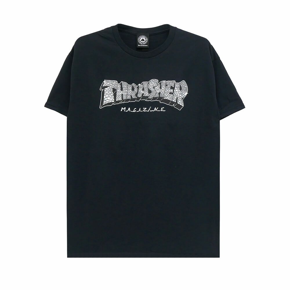 THRASHER T-SHIRT スラッシャー Tシャツ DISCO BY SPANKY BLACK（US企画） スケートボード スケボー 
