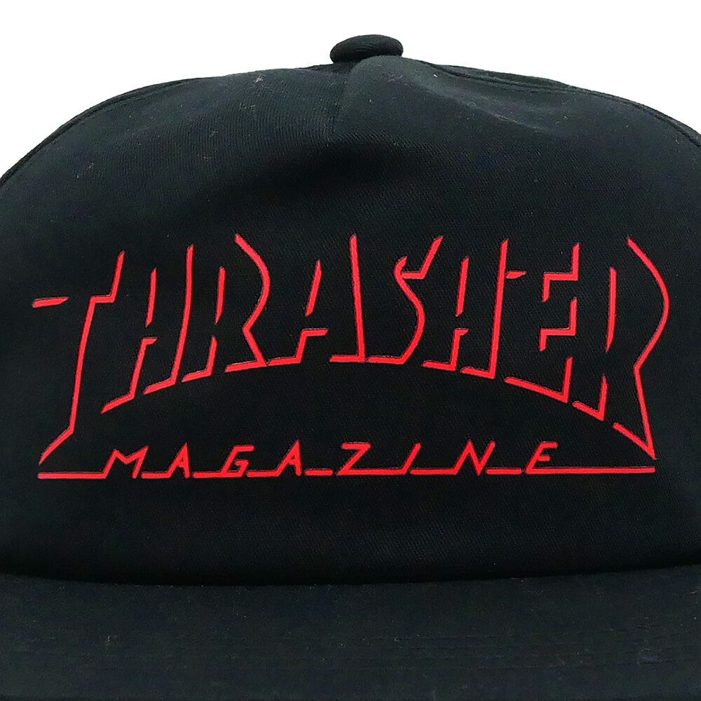  THRASHER CAP スラッシャー キャップ SHADOW MAG LOGO SNAPBACK BLACK（US企画） スケートボード スケボー 4