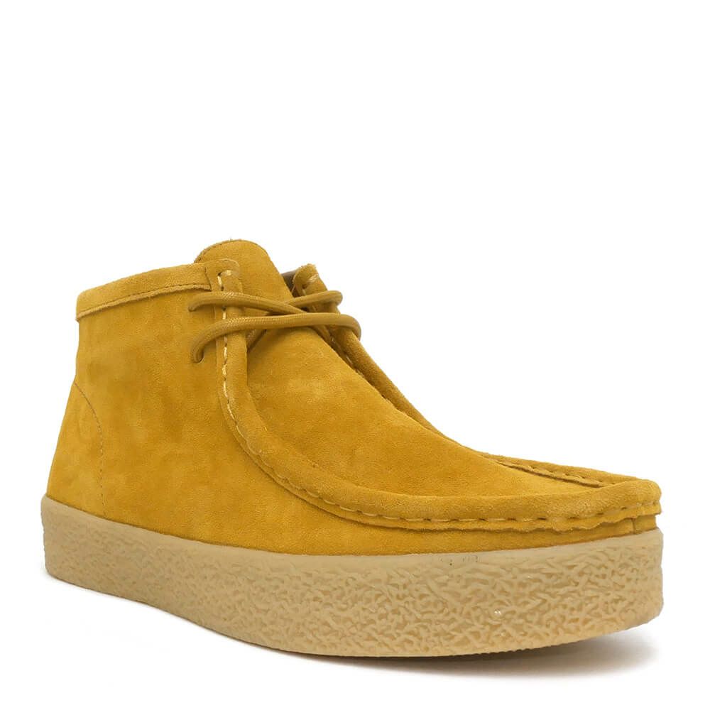 LAST RESORT AB SHOES ラストリゾートエービー シューズ スニーカー VM006 MOC SUEDE HI GOLDEN BROWN/GUM スケートボード スケボー 1