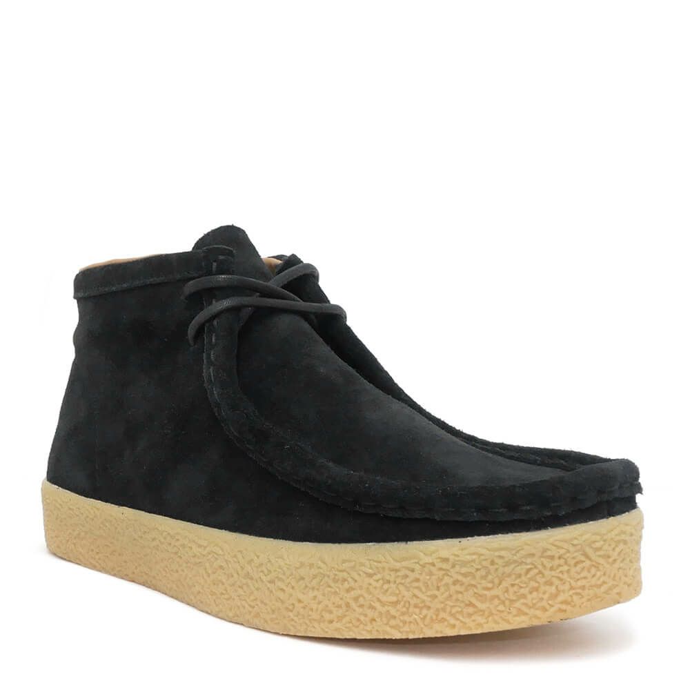 LAST RESORT AB SHOES ラストリゾートエービー シューズ スニーカー VM006 MOC SUEDE HI BLACK/GUM スケートボード スケボー 1