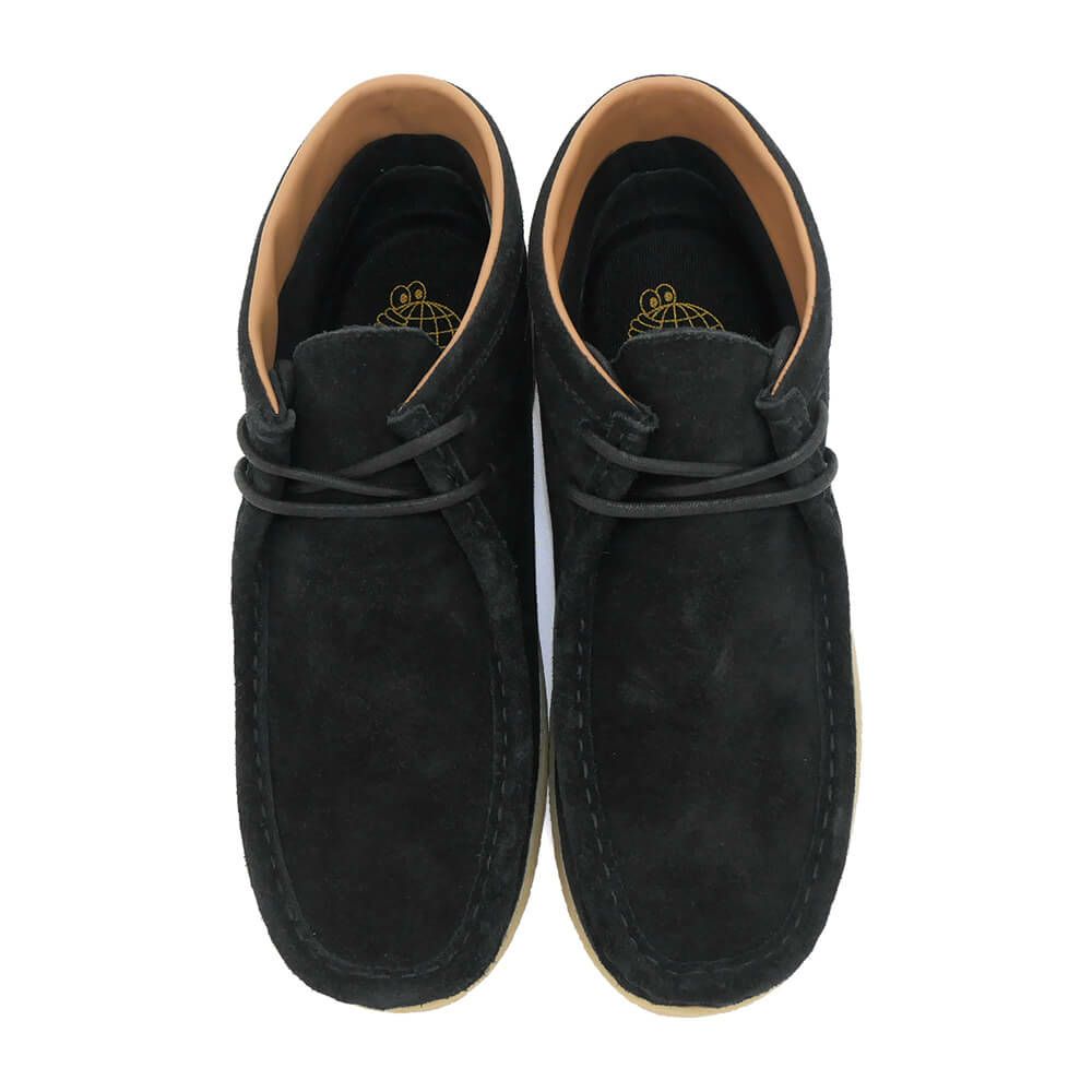 LAST RESORT AB SHOES ラストリゾートエービー シューズ スニーカー VM006 MOC SUEDE HI BLACK/GUM スケートボード スケボー 3