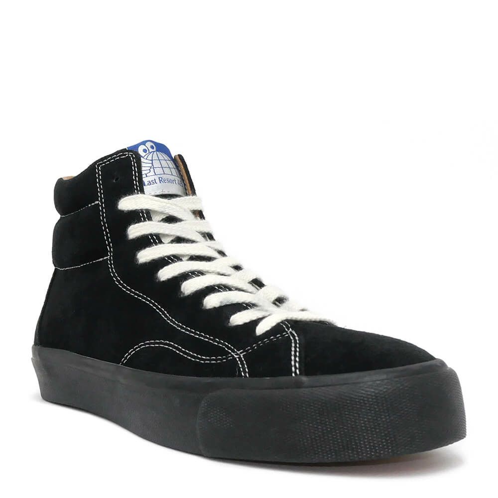 LAST RESORT AB SHOES ラストリゾートエービー シューズ スニーカー VM003 SUEDE HI BLACK/WHITE/BLACK スケートボード スケボー 1