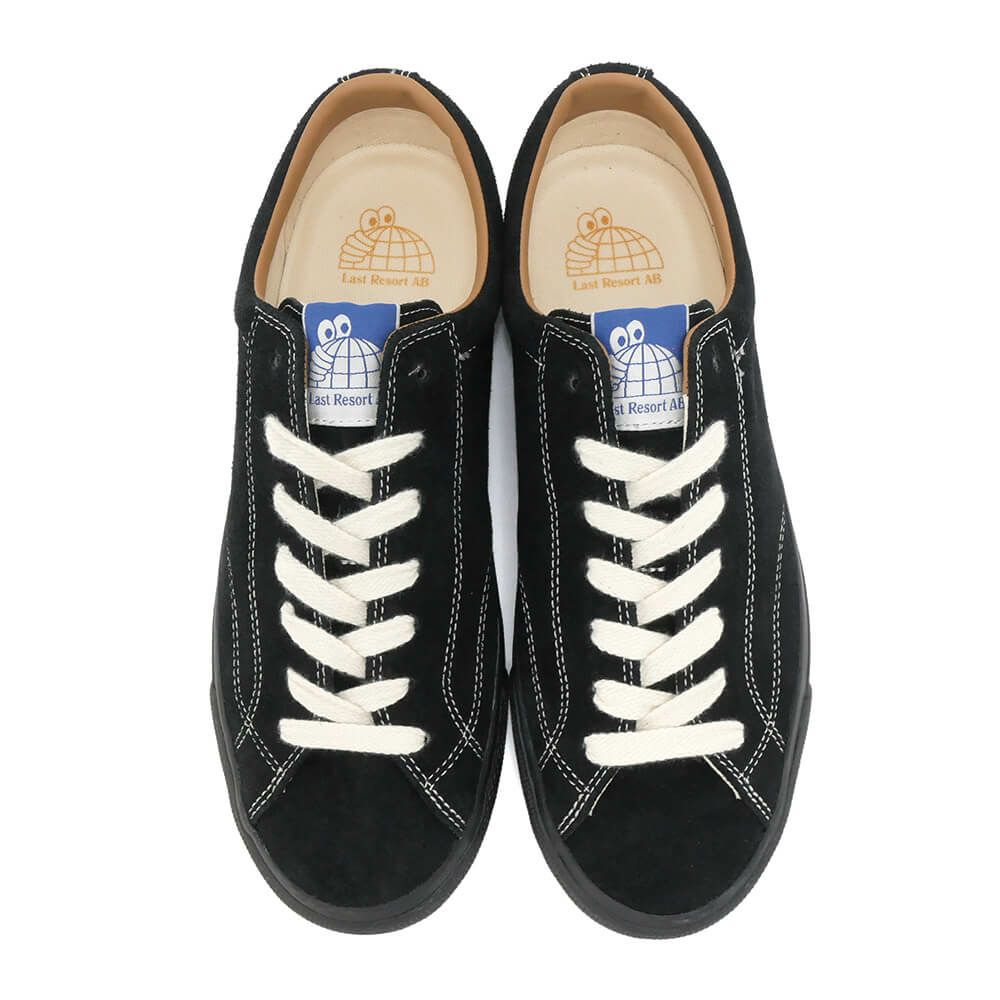 LAST RESORT AB SHOES ラストリゾートエービー シューズ スニーカー VM003 SUEDE LO BLACK/WHITE/BLACK スケートボード スケボー 3