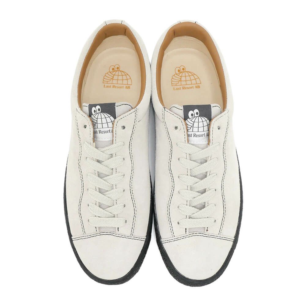 LAST RESORT AB SHOES ラストリゾートエービー シューズ スニーカー VM002 SUEDE LO WHITE/BLACK/BLACK スケートボード スケボー 3