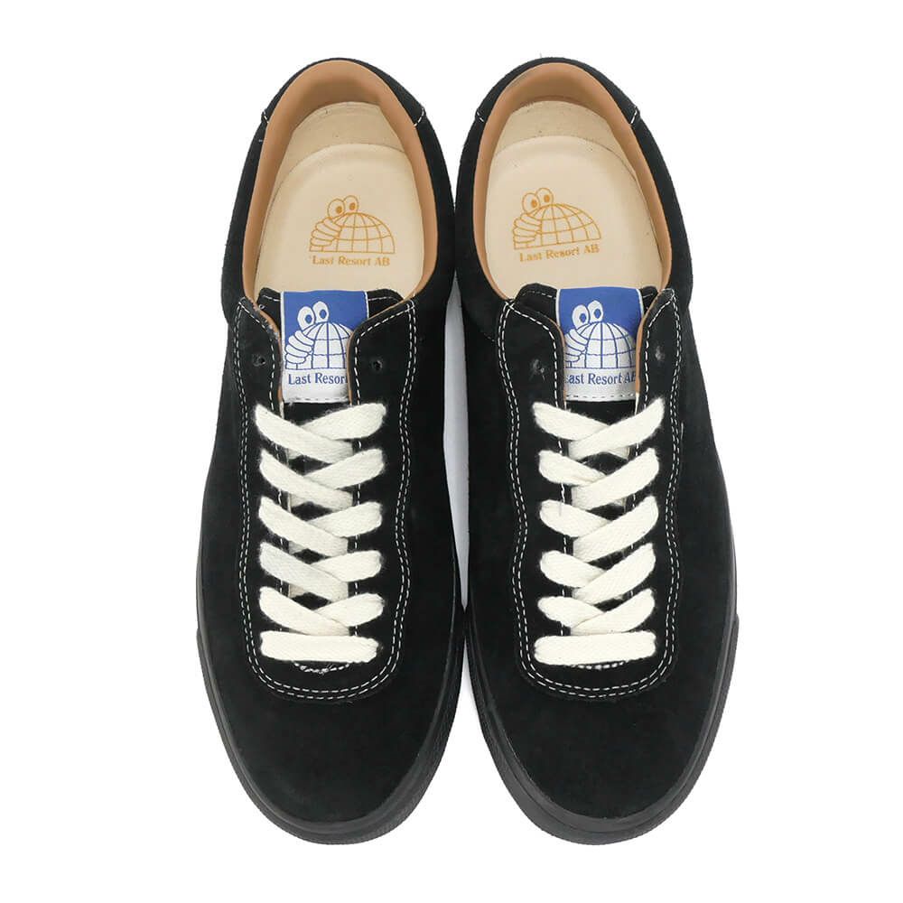 LAST RESORT AB SHOES ラストリゾートエービー シューズ スニーカー VM001 SUEDE LO BLACK/WHITE/BLACK スケートボード スケボー 3