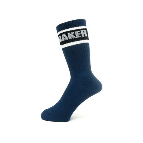 BAKER SOCKS ベイカー ソックス 靴下 STRIPE NAVY スケートボード スケボー 1