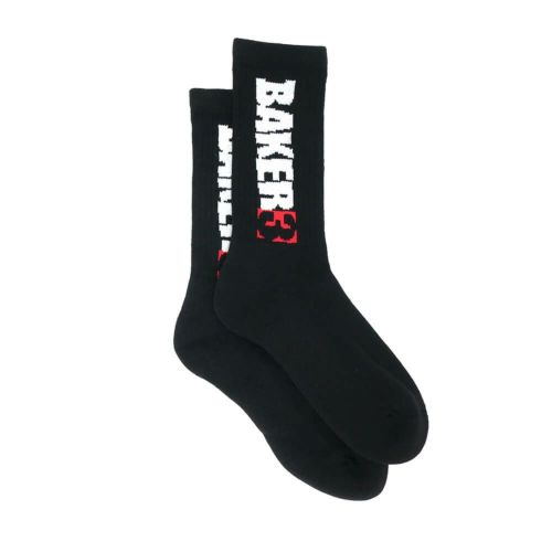BAKER SOCKS ベイカー ソックス 靴下 BAKER 3 BLACK スケートボード スケボー 3