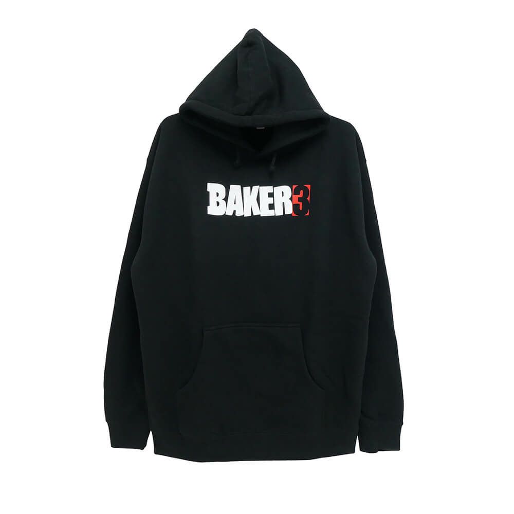BAKER HOOD ベイカー パーカー BAKER 3 BLACK スケートボード スケボー 