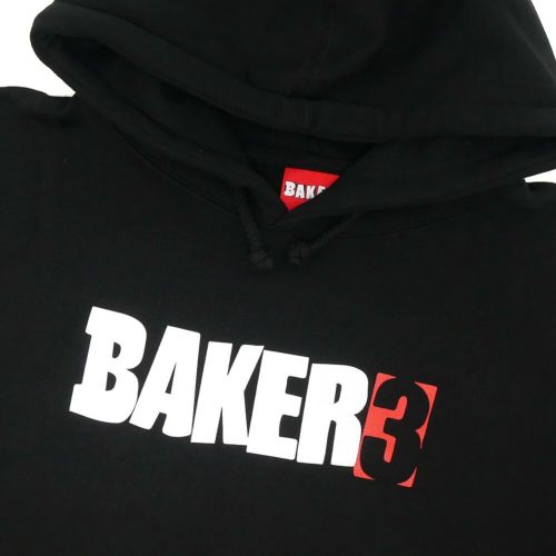 BAKER HOOD ベイカー パーカー BAKER 3 BLACK スケートボード スケボー 1