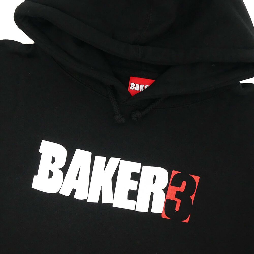 BAKER HOOD ベイカー パーカー BAKER 3 BLACK スケートボード スケボー 1