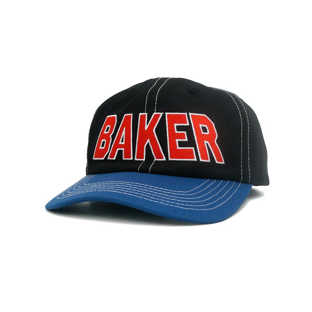 BAKER CAP ベイカー キャップ ALLEGIANCE SNAPBACK BLACK/BLUE スケートボード スケボー 