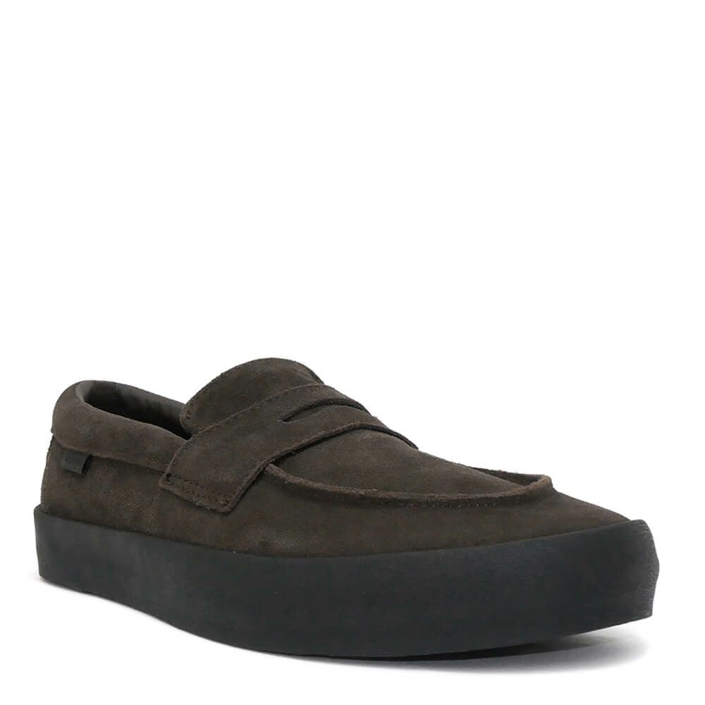 VANS SHOES バンズ シューズ スニーカー SKATE LOAFER SUEDE BLACK/BLACK（US企画） スケートボード スケボー 1