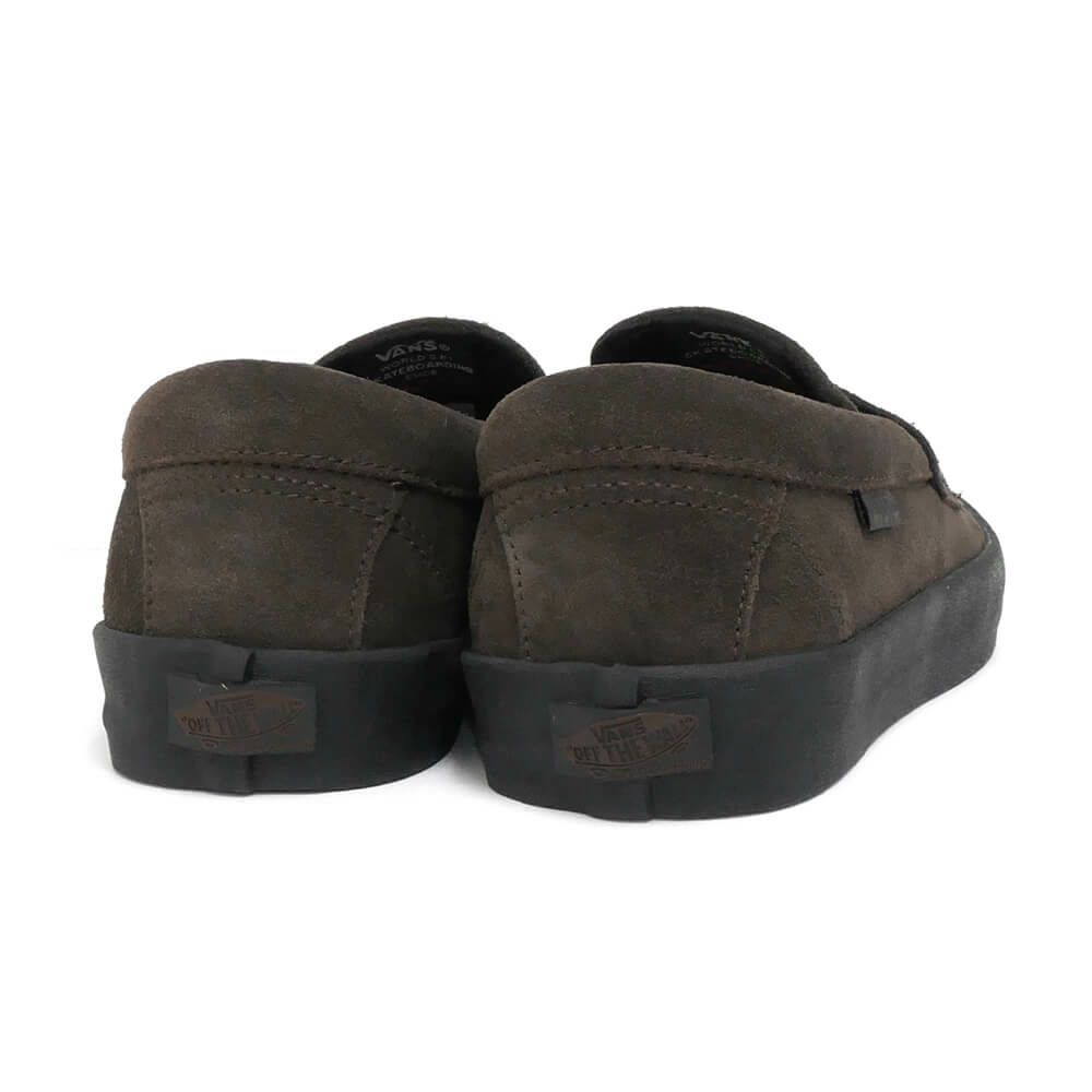 VANS SHOES バンズ シューズ スニーカー SKATE LOAFER SUEDE BLACK/BLACK（US企画） スケートボード スケボー 3