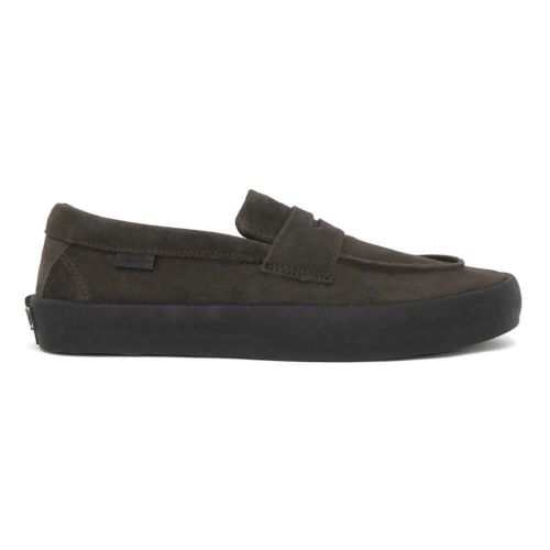 VANS SHOES バンズ シューズ スニーカー SKATE LOAFER SUEDE BLACK/BLACK（US企画） スケートボード スケボー 4