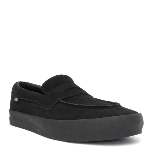 VANS SHOES バンズ シューズ スニーカー SKATE LOAFER SUEDE BLACK/BLACK（US企画） スケートボード スケボー 1
