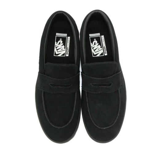 VANS SHOES バンズ シューズ スニーカー SKATE LOAFER SUEDE BLACK/BLACK（US企画） スケートボード スケボー 2