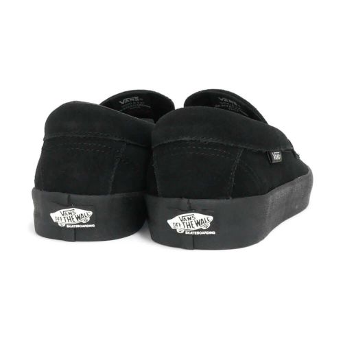 VANS SHOES バンズ シューズ スニーカー SKATE LOAFER SUEDE BLACK/BLACK（US企画） スケートボード スケボー 3