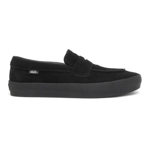 VANS SHOES バンズ シューズ スニーカー SKATE LOAFER SUEDE BLACK/BLACK（US企画） スケートボード スケボー 4