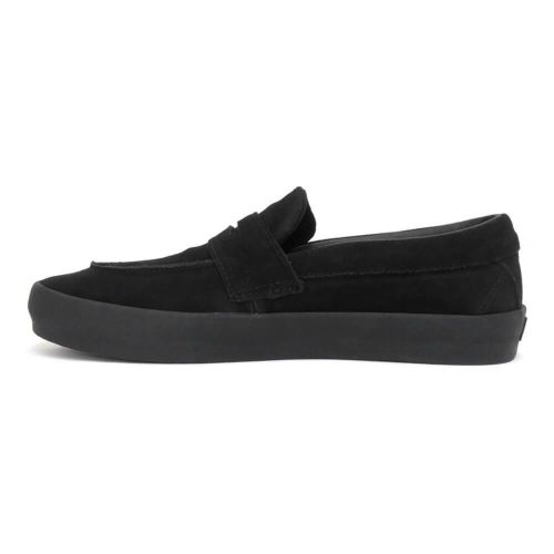 VANS SHOES バンズ シューズ スニーカー SKATE LOAFER SUEDE BLACK/BLACK（US企画） スケートボード スケボー 5