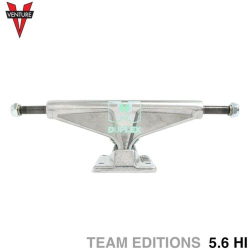 VENTURE TRUCK ベンチャー トラック TEAM EDITIONS DUPLEX x VENTURE 5.6 HI シルバー スケートボード スケボー 1