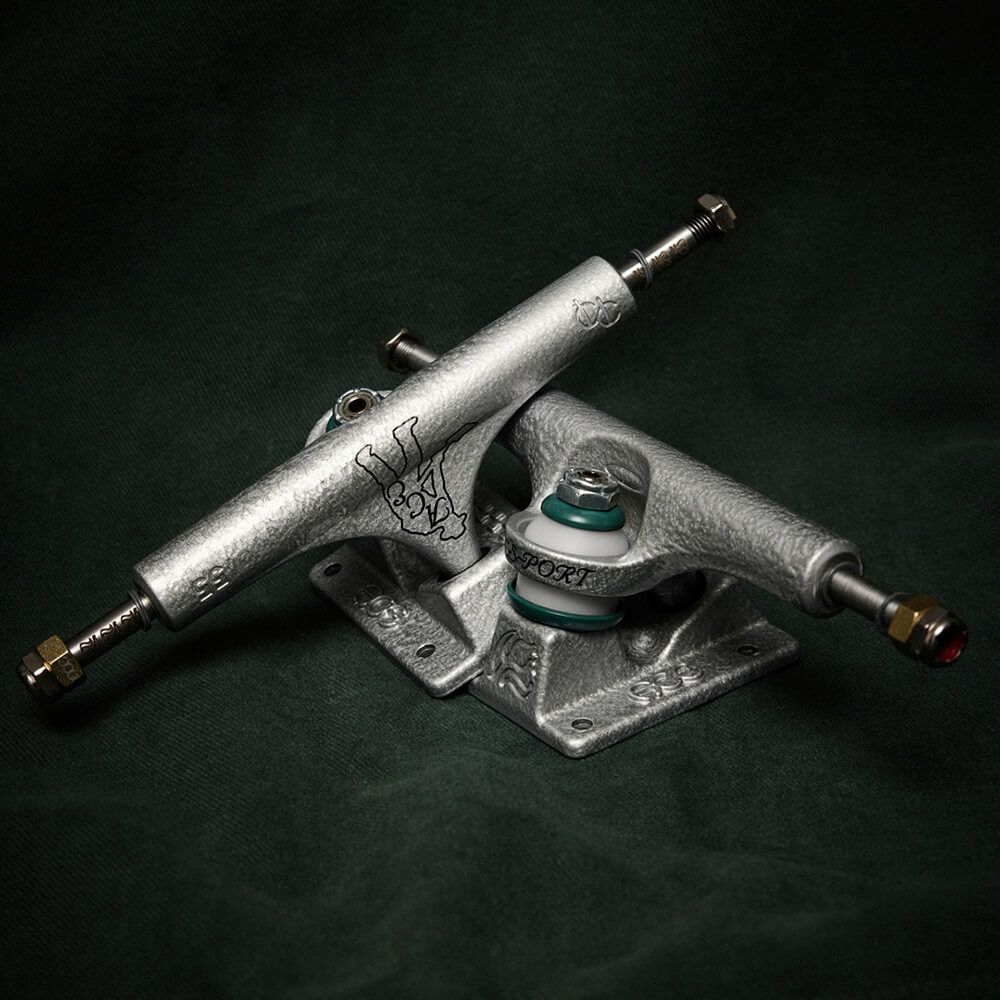 ACE TRUCK エース トラック AF1 LIMITED HOLLOW ACE x PASS~PORT 33 HI シルバー スケートボード スケボー 7