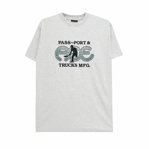 ACE T-SHIRT エース Tシャツ PASSPORT HAMMERTONE ASH スケートボード スケボー 