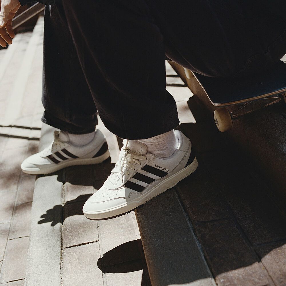 ADIDAS SKATEBOARDING SHOES アディダススケートボーディング シューズ スニーカー TYSHAWN II x ZACH SARACENO WHITE/BROWN JQ1620 スケートボード スケボー 10