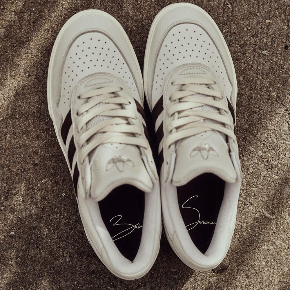ADIDAS SKATEBOARDING SHOES アディダススケートボーディング シューズ スニーカー TYSHAWN II x ZACH SARACENO WHITE/BROWN JQ1620 スケートボード スケボー 14