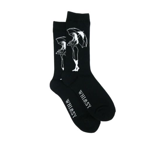  WHIMSY SOCKS ウィムジー ソックス 靴下 REICO BLACK スケートボード スケボー 3