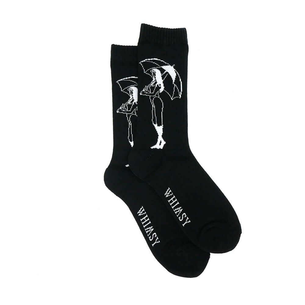  WHIMSY SOCKS ウィムジー ソックス 靴下 REICO BLACK スケートボード スケボー 3