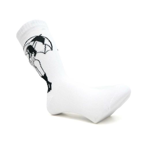 WHIMSY SOCKS ウィムジー ソックス 靴下 REICO WHITE スケートボード スケボー 